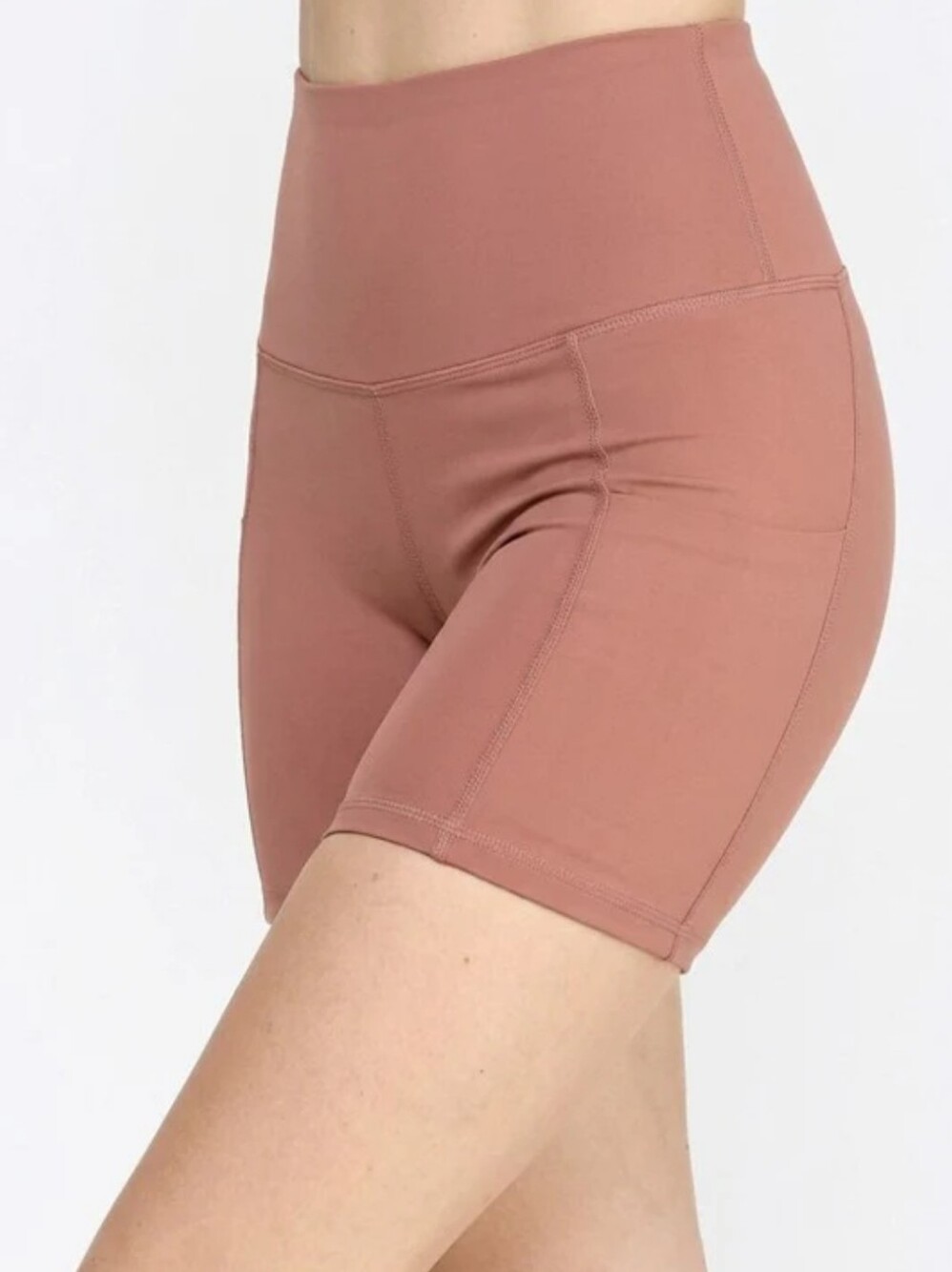 New Mix High-Waist Women’s Shorts in Mauve